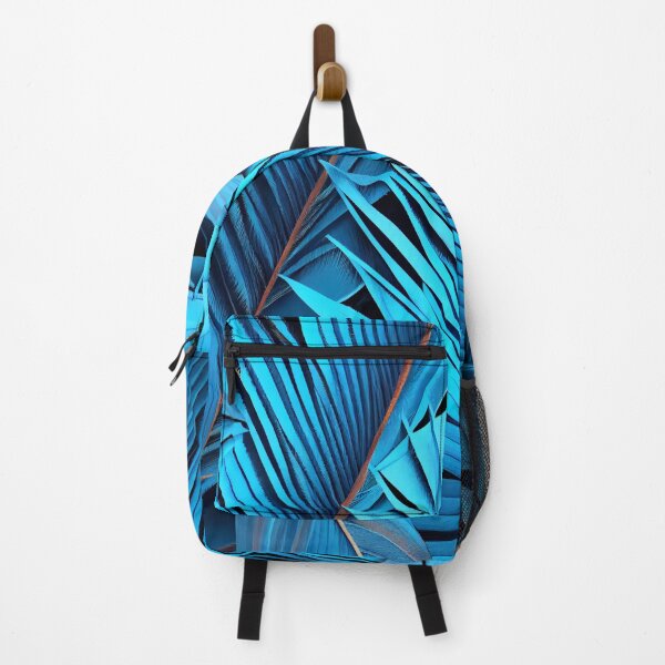 Item preview, Lite blue palm leaves pattern 2 designed and sold by Leedo-Store.
