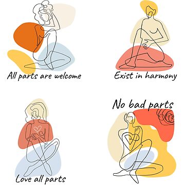 Artwork thumbnail, Parts Work Sticker Sheet by ThoughtJumble