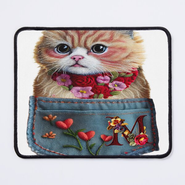 Item preview, An Outfit With a Yellow Kitten in Your Pocket For Valentine Day  designed and sold by Rocky Mountain Artistry.
