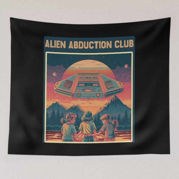 Item preview, Alien Abduction Club designed and sold by RetroZ0.
