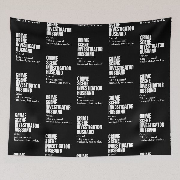 Item preview, Funny Crime Scene Investigator Husband Definition designed and sold by EndlessFreedom.