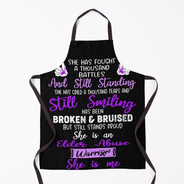 Item preview, Elder Abuse Warrior SHE IS ME - Support Elder Abuse Fighter Gifts designed and sold by Berriosly.