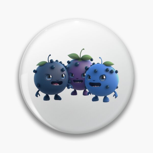Item preview, Angry Blueberries Themed Character designed and sold by ByDigitalDream.