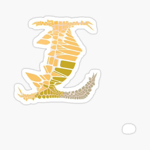Dragon Letters L Sticker