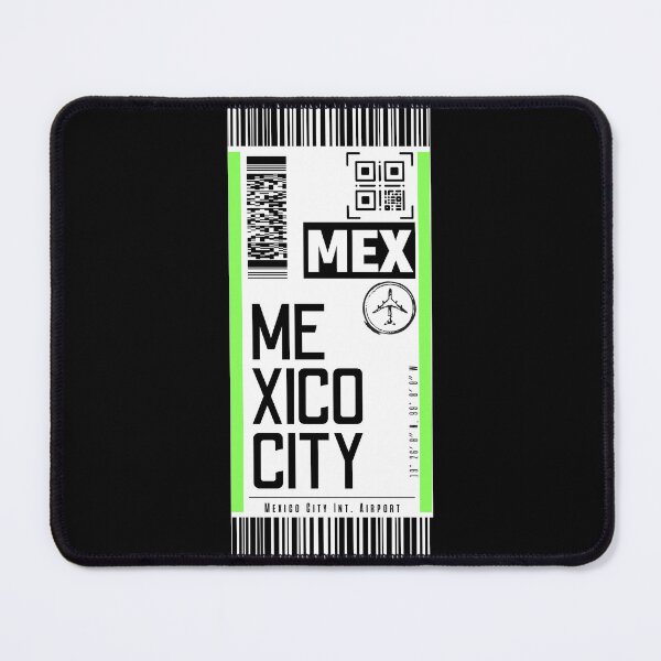 Item preview, MEXICO CITY MEX classic luggage tag flight sticker designed and sold by LeddsoDello.