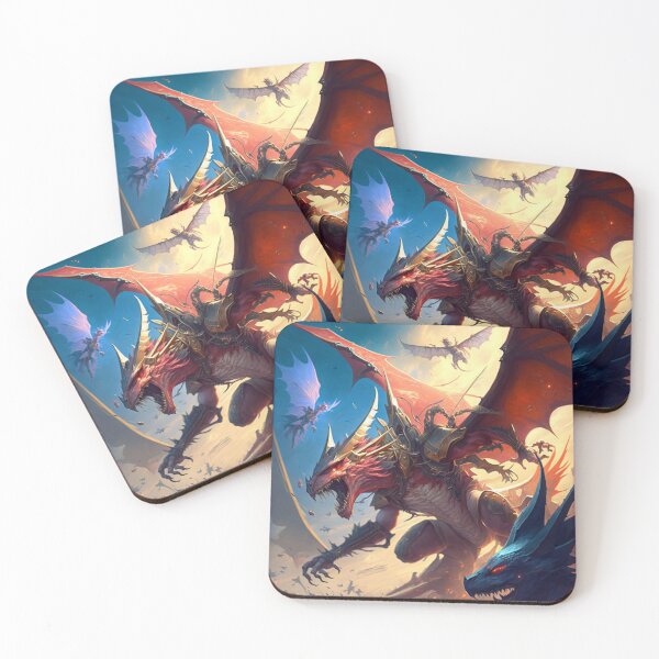 Item preview, More dragons - Cool Fantasy Art Concept 2023 designed and sold by Soul-Crumbs.
