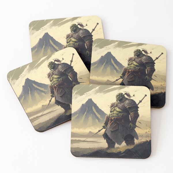 Item preview, Cool Fantasy Orc warrior 2023 designed and sold by Soul-Crumbs.
