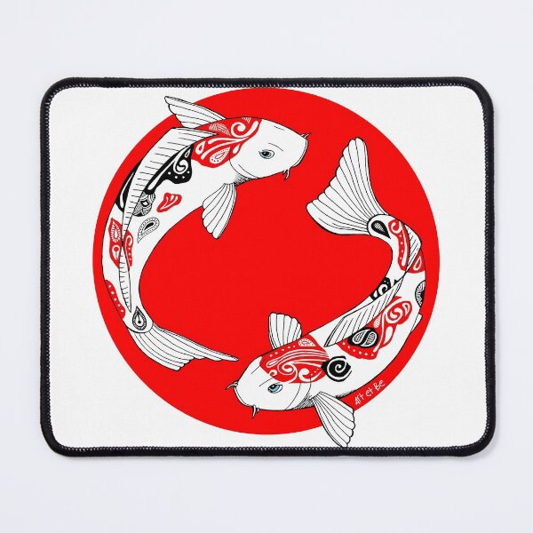 Item preview, Koi Japanese Flag designed and sold by CareyLittlefi.