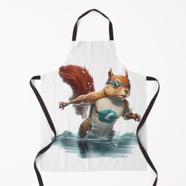 Item preview, Cute swimming squirrel design designed and sold by artiologya.