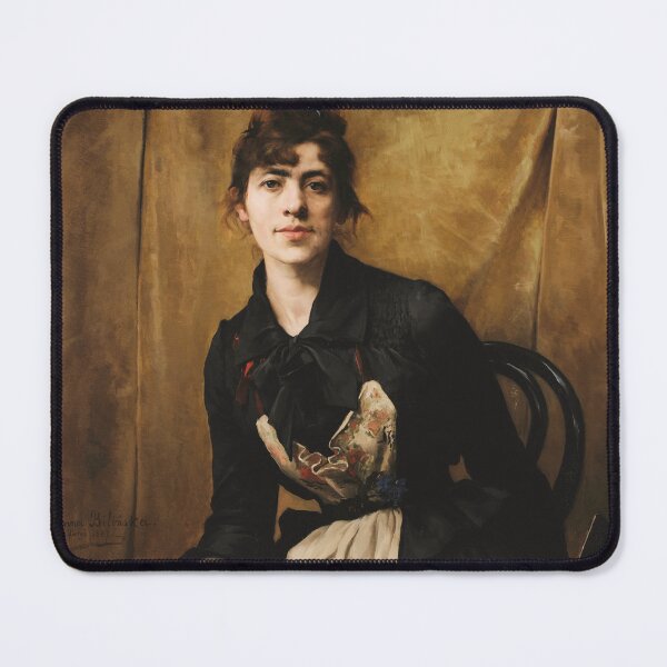 Item preview, Self-portrait by Anna Bilińska-Bohdanowiczowa, 1887 designed and sold by Vintage Wall Art.