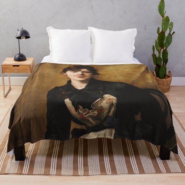 Item preview, Self-portrait by Anna Bilińska-Bohdanowiczowa, 1887 designed and sold by Vintage Wall Art.