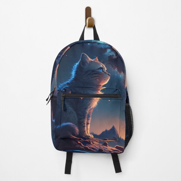 Item preview, Stray Kitten Stargazing under a Space Filled Sky #2 designed and sold by Galviato.