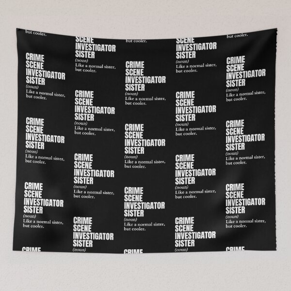 Item preview, Funny Crime Scene Investigator Sister Definition designed and sold by EndlessFreedom.