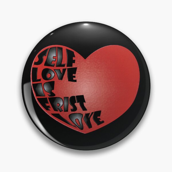Item preview, Coração vermelho, Self love is frist love designed and sold by GirlaineSQ.