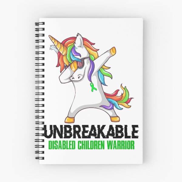 Item preview, Disabled Children Awareness - Unicorn Disabled Children Warrior Ribbon UNBREAKABLE designed and sold by Fernandezf.