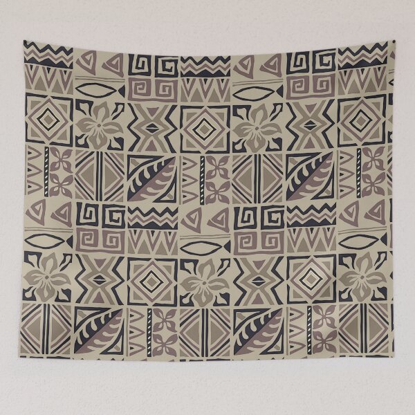 Item preview, Hawaiian Contemporary Boho Tapa designed and sold by J Marielle Designs.