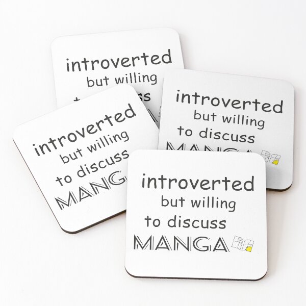 Item preview, introverted but willing to discuss manga designed and sold by saidox.