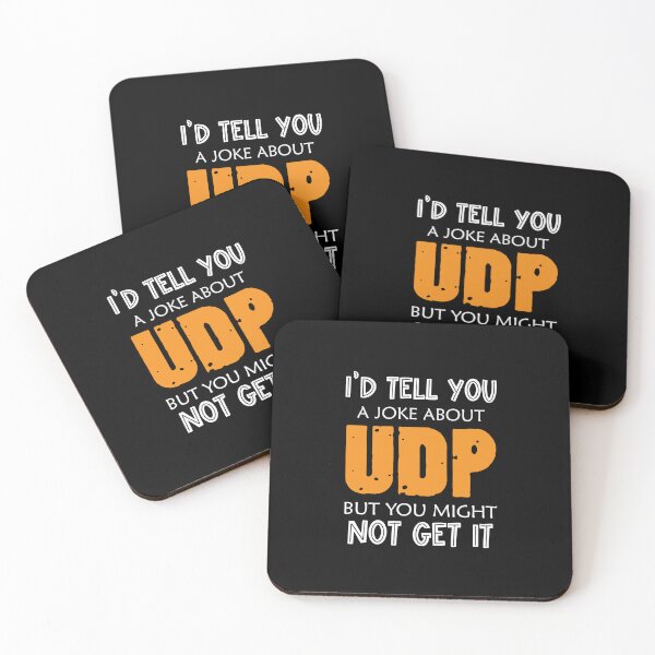 Item preview, computer science programmer udp joke,funny computer shirt designed and sold by sami david ⭐⭐⭐⭐⭐.