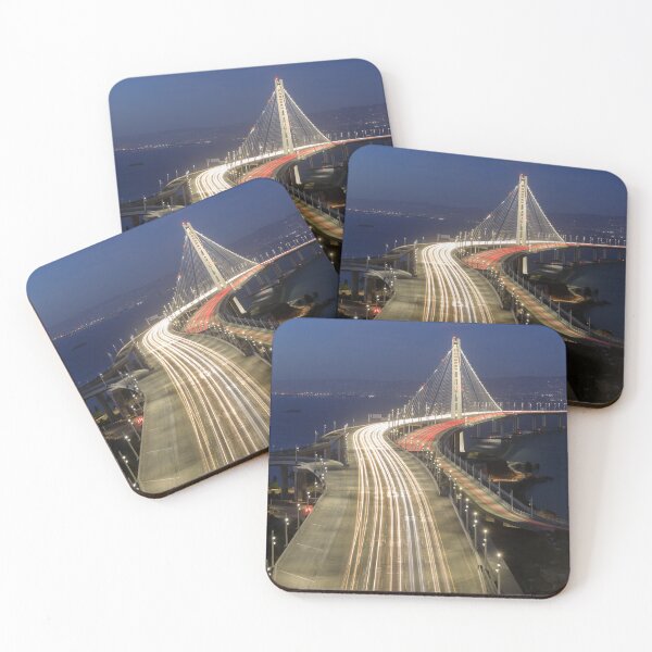 Item preview, San Francisco-Oakland Bay Bridge Eastern Span during the blue hour designed and sold by yhelfman.