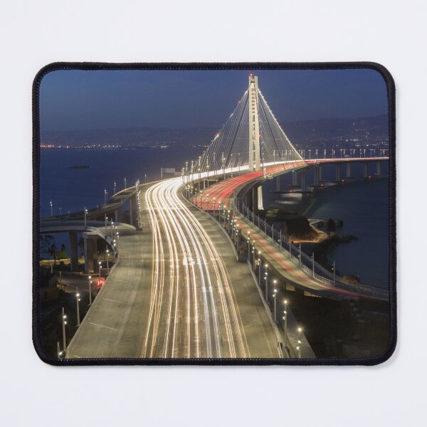 Item preview, San Francisco-Oakland Bay Bridge Eastern Span during the blue hour designed and sold by yhelfman.