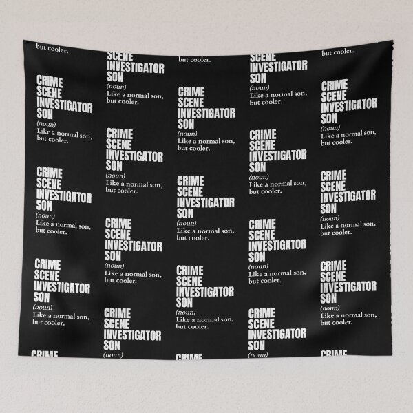 Item preview, Funny Crime Scene Investigator Son Definition designed and sold by EndlessFreedom.