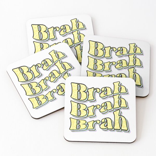 Item preview, Brah brah brah sticker  designed and sold by TipTopTapo.