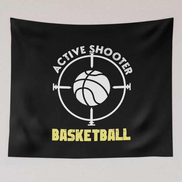 Item preview,  Active Shooter Basketball,funny basket lover designed and sold by sami david ⭐⭐⭐⭐⭐.