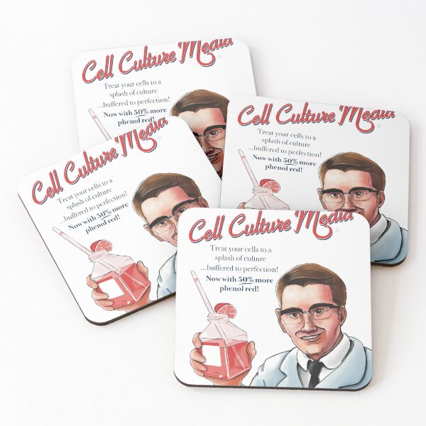 Item preview, Vintage Cell Culture Media Ad designed and sold by Science Lab Designs.