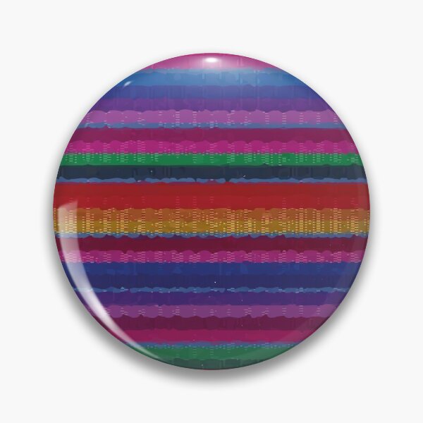Item preview, Mexican rebozo jerga colorful stripes poncho fabric serape designed and sold by T-Mex.