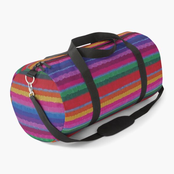 Item preview, Mexican rebozo jerga colorful stripes poncho fabric serape designed and sold by T-Mex.