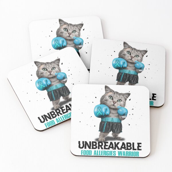 Item preview, Food Allergies Warrior - UNBREAKABLE - Food Allergies Ribbon designed and sold by EdithShop59.