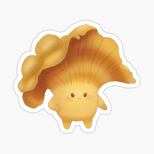 Item preview, Golden Chanterelle Mushroom  designed and sold by meowssytarot.
