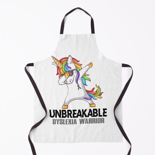 Item preview, Dyslexia Awareness - Unicorn Dyslexia Warrior Ribbon UNBREAKABLE designed and sold by Fernandezf.