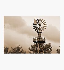 Power Wind Mill Photographic Print