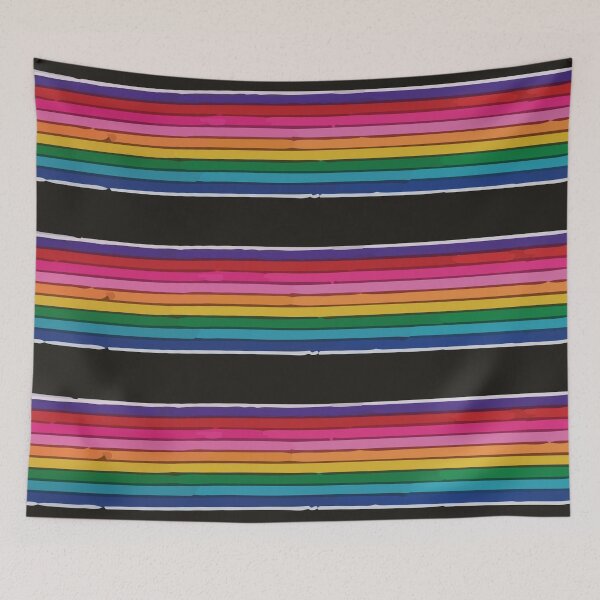 Item preview, Rebozo fabric mexican pride colorful rainbow serape gay pride designed and sold by T-Mex.