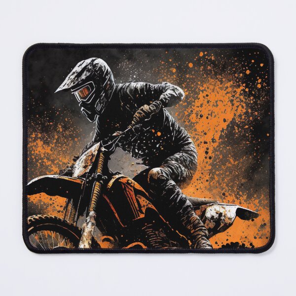 Item preview, Dirt Bike With Paint Orange Splash Design designed and sold by KoolArtDistrict.