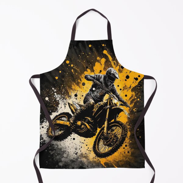 Item preview, Dirt Bike With Paint Orange Splash Design designed and sold by KoolArtDistrict.