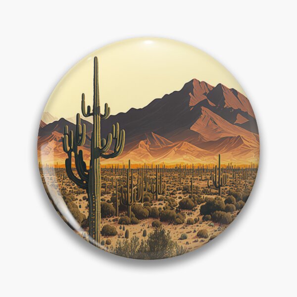 Item preview, Southwest Arizona Sonoran Cactus Scenes designed and sold by UncannyCanvas.