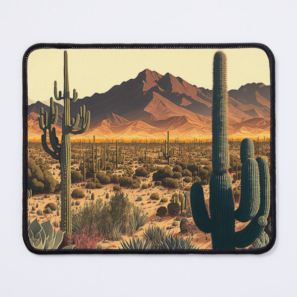 Item preview, Southwest Arizona Sonoran Cactus Scenes designed and sold by UncannyCanvas.