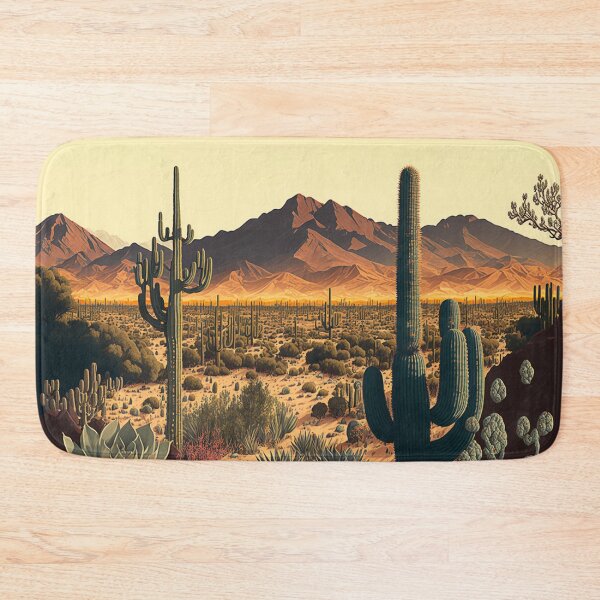 Item preview, Southwest Arizona Sonoran Cactus Scenes designed and sold by UncannyCanvas.