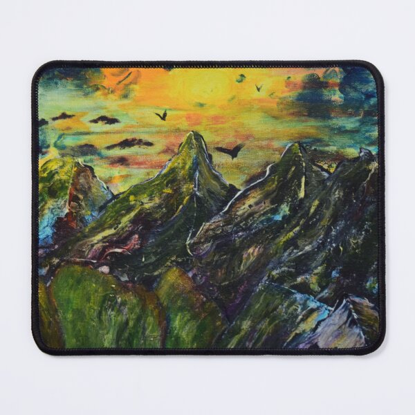 Item preview, Sun over dark mountains designed and sold by George Hutton Hunter.
