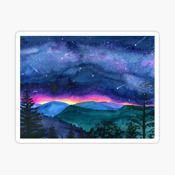 Good Night Smoky Moutians Sticker