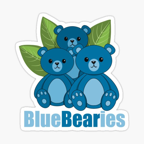 BlueBearies Sticker