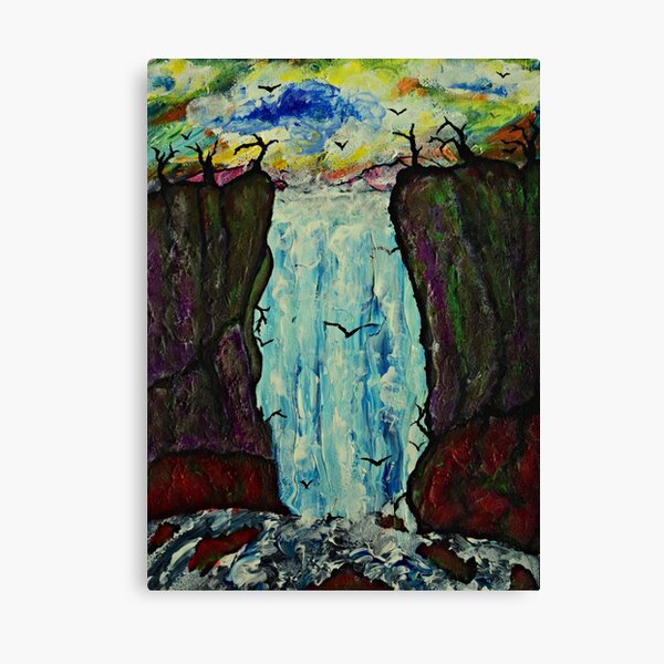 Item preview, Ravens at waterfall designed and sold by George Hutton Hunter.