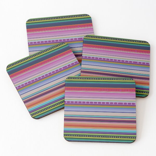 Item preview, Mexican rebozo colorful bold stripes designed and sold by T-Mex.