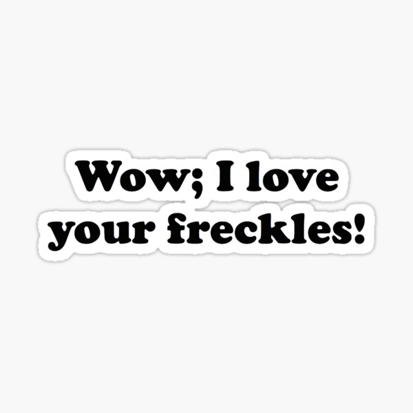 Freckles Sticker