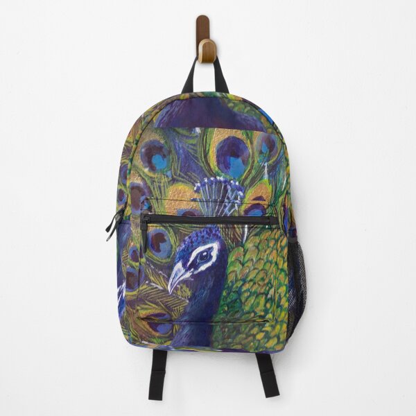 Item preview, Blue & Gold Peacock Head Design designed and sold by Nicola Morgan.