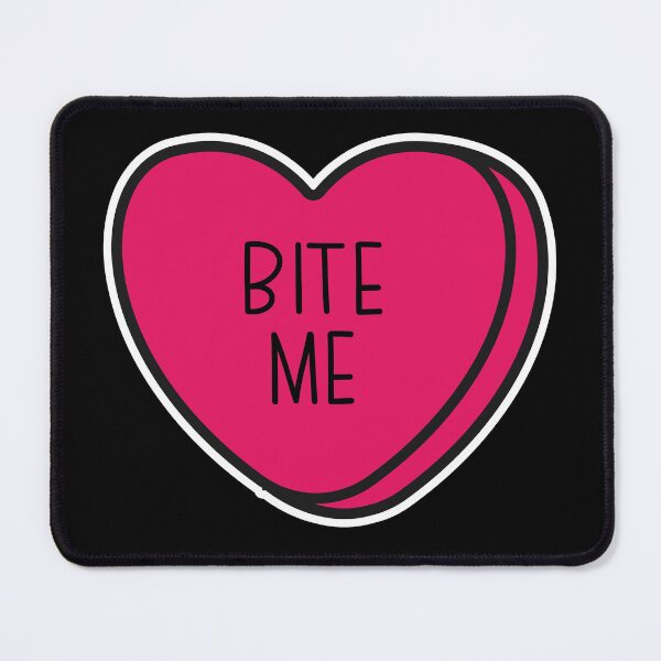 Item preview, Bite me Anti-Valentine, ew valentines conversation heart, rude valentines, anti valentine, eww valentines, ew valentines designed and sold by hitechmom.