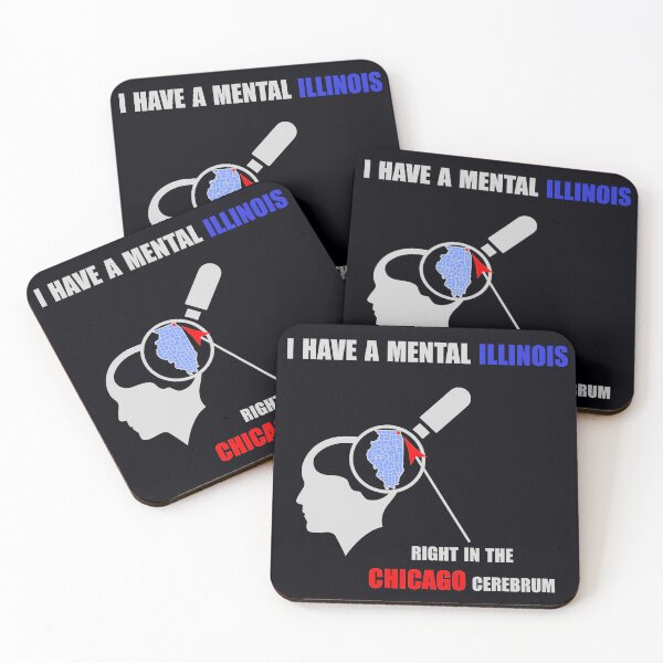 Item preview, I have a mental Illinois right in the Chicago cerebrum designed and sold by 4Rectangles.