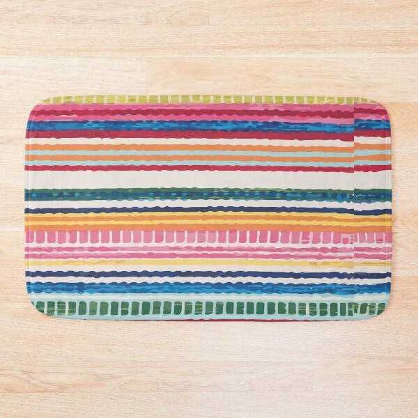 Item preview, Mexican rebozo texture colorful serape stripes designed and sold by T-Mex.